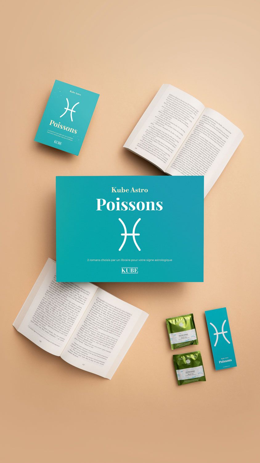 Box Kube Astro Poissons et son contenu